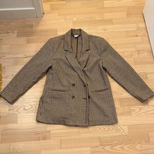 Old Navy Women's Checkered Blazer